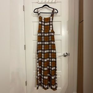 Forever 21 Fall Plaid Overalls